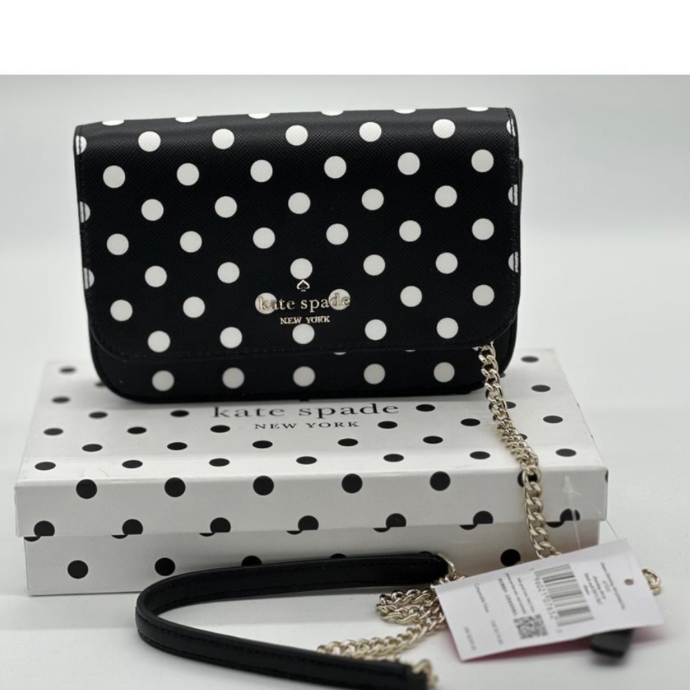 NWT Kate Spade New York Morgan Sunshine Dot Crossbody / Wallet